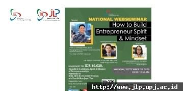 National Webseminar : How to Build Entrepreneur Spirit & Mindset